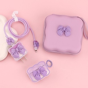 Casual Korean Stereo Double Heart Suitable for Airpods3 Protective Cover AirPods Third Generation Apple
