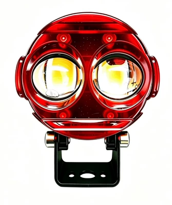 Led High-Brightness Waterproof Modified – Motorcycle headlights, headlights - single-pack-waterfowl-eyes-red-cover