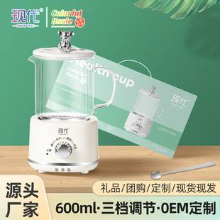 Yueerde Direct Supply Modern Qin Ting Flower Teapot Multifunctional Water Boiling and Stewing All-In-One Health Cup Office Health Pot
