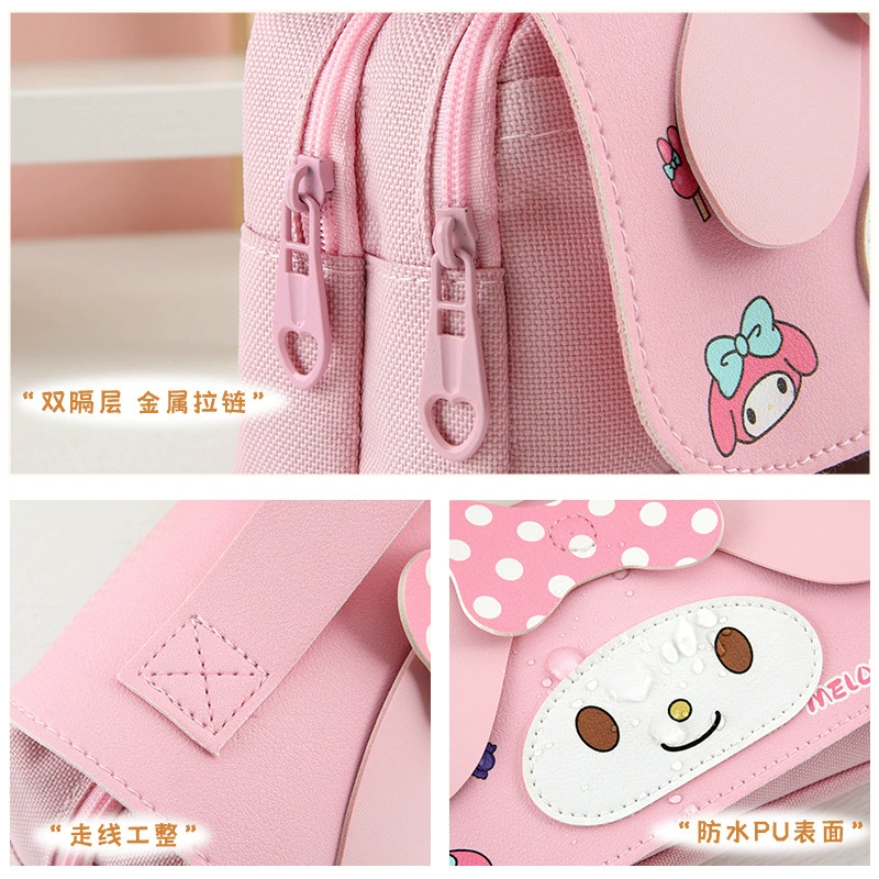 Пенал Sanrio с мультяшным рисунком для начальной школы, универсальный вместительный канцелярский, новая коллекция, антистресс