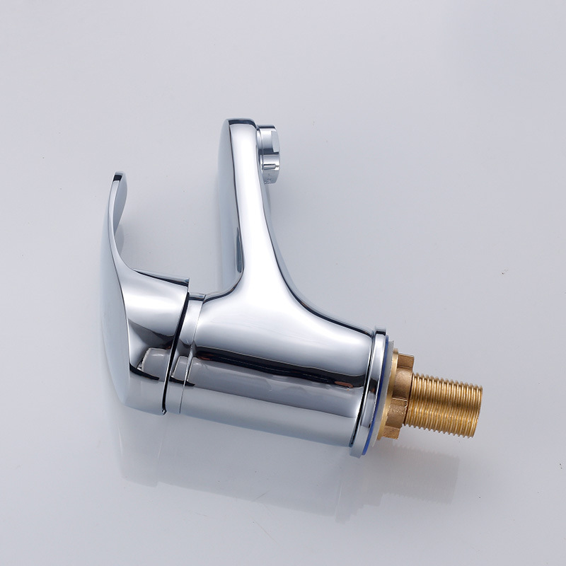 Grifo de Lavabo para Baño de Cobre, de Agua Fría, Galvanizado