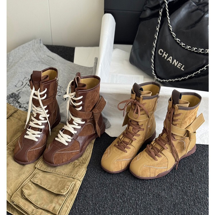 Sheepskin Version~Retro German Training Martin Boots, Casual Sports Short Boots, Versatile Boxing Boots, Round-Toe Mid-Calf Western Boots for Women Sheepskin Version~Retro German Training Martin Boots, Casual Sports Short Boots, Versatile Boxing Boots, Round-Toe Mid-Calf Western Boots for Women