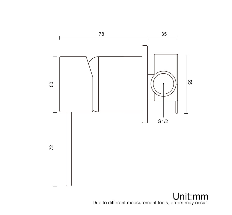 Concealed faucet valve body switch, embedded wall drain, pre-embedded washbasin, split type cold and hot mixed water control valve undefined