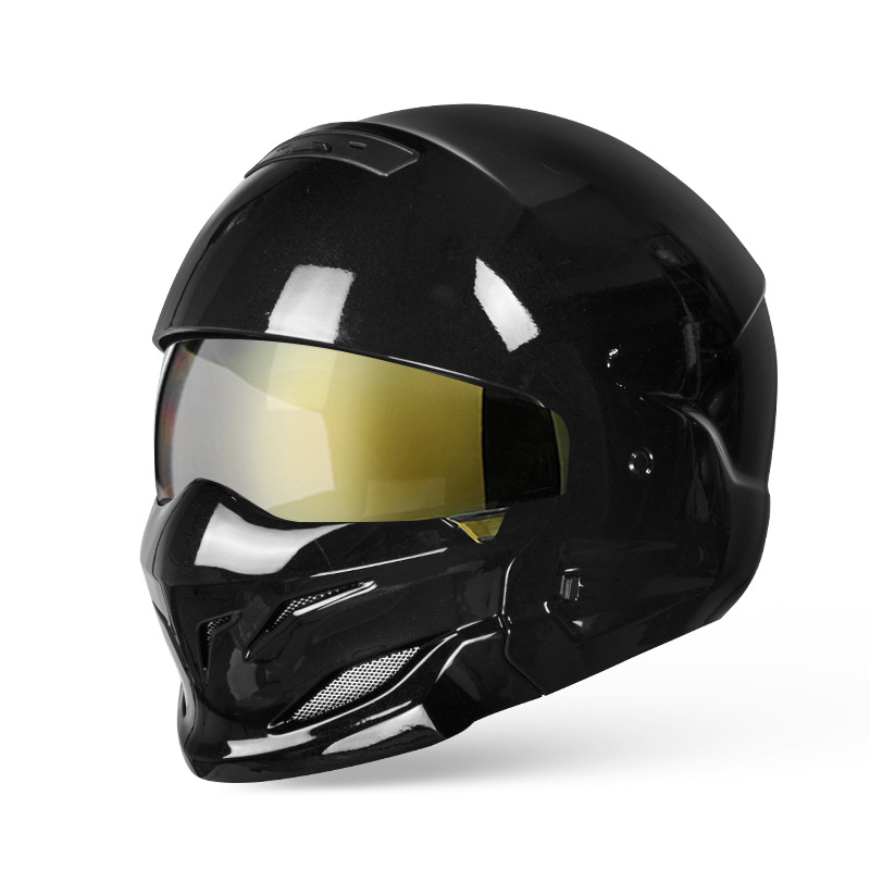 Motuoche – Motosiklet kaskı (dəbilqə) Combination Helmet - black-m53-54cm