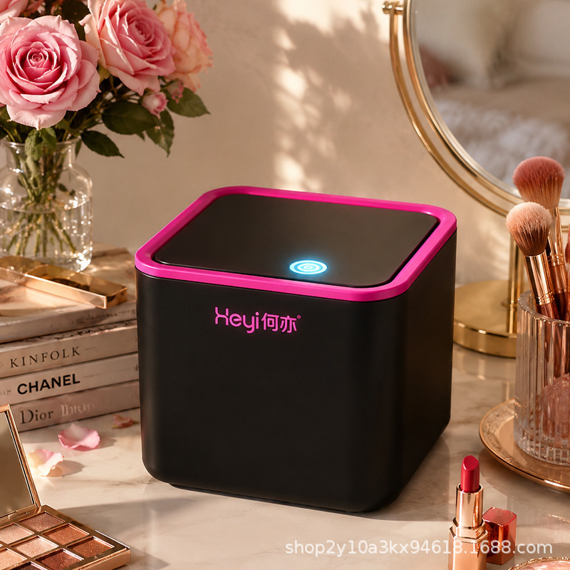 Home Living Room Office Desk Storage Box with Lid, Mini Cute Press-Type Desktop Trash Can Home Living Room Office Desk Storage Box with Lid, Mini Cute Press-Type Desktop Trash Can