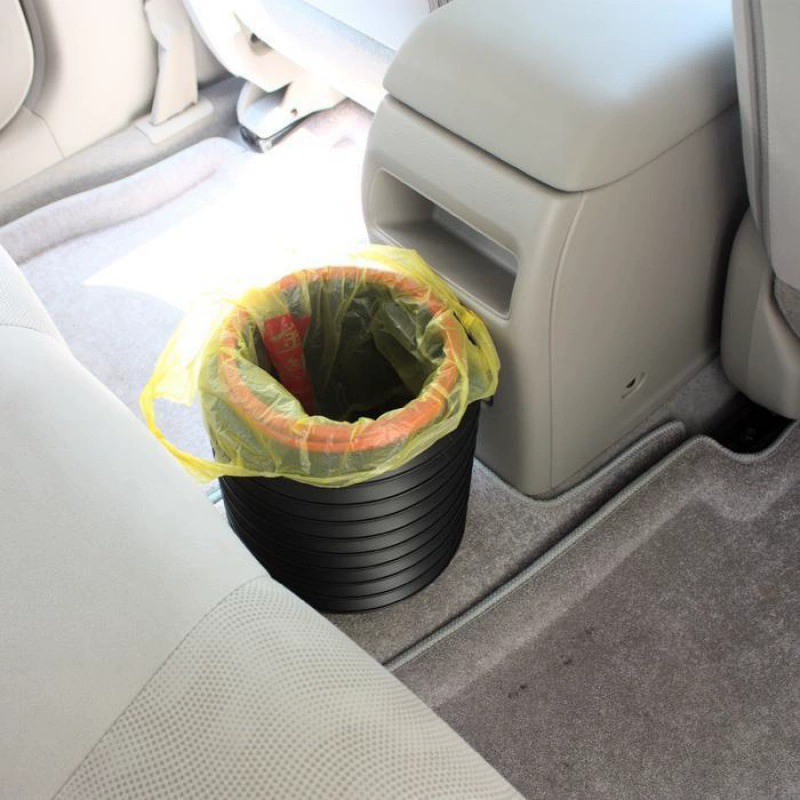 Universal bucket, garbage can for car, plastic creative storage system for picnic