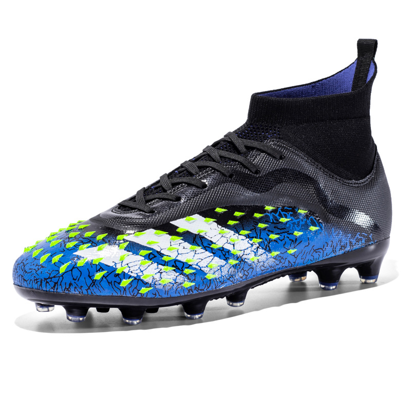 23 zapatos de fútbol transfronterizos de alto nivel zapatos de entrenamiento de entrenamiento de clavos largos zapatos de fútbol para hombres y mujeres