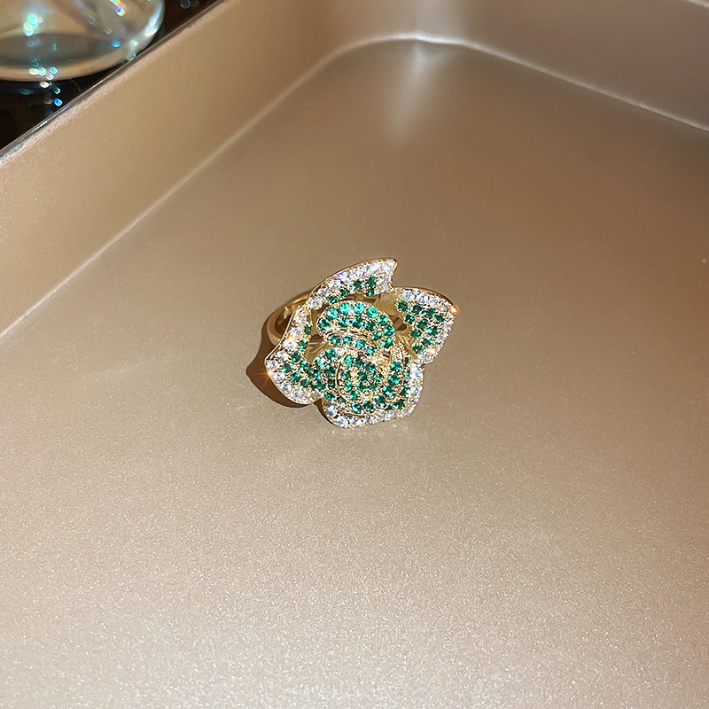 7#ring-green (real gold plating)