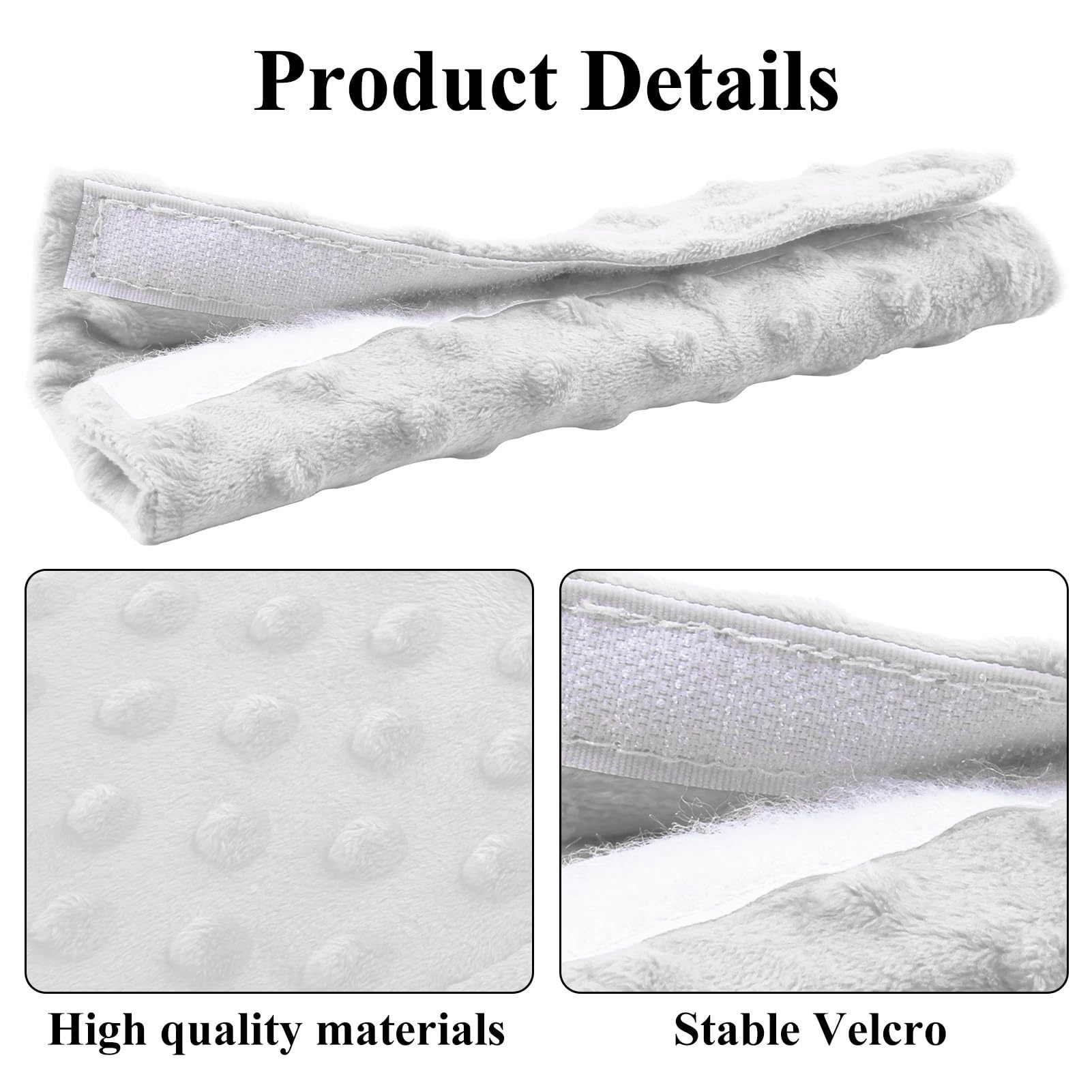 Beanie Fleece Car Shoulder Protector Backpack Shoulder Protector Shoulder Protector Anti-Wear Seat Belt