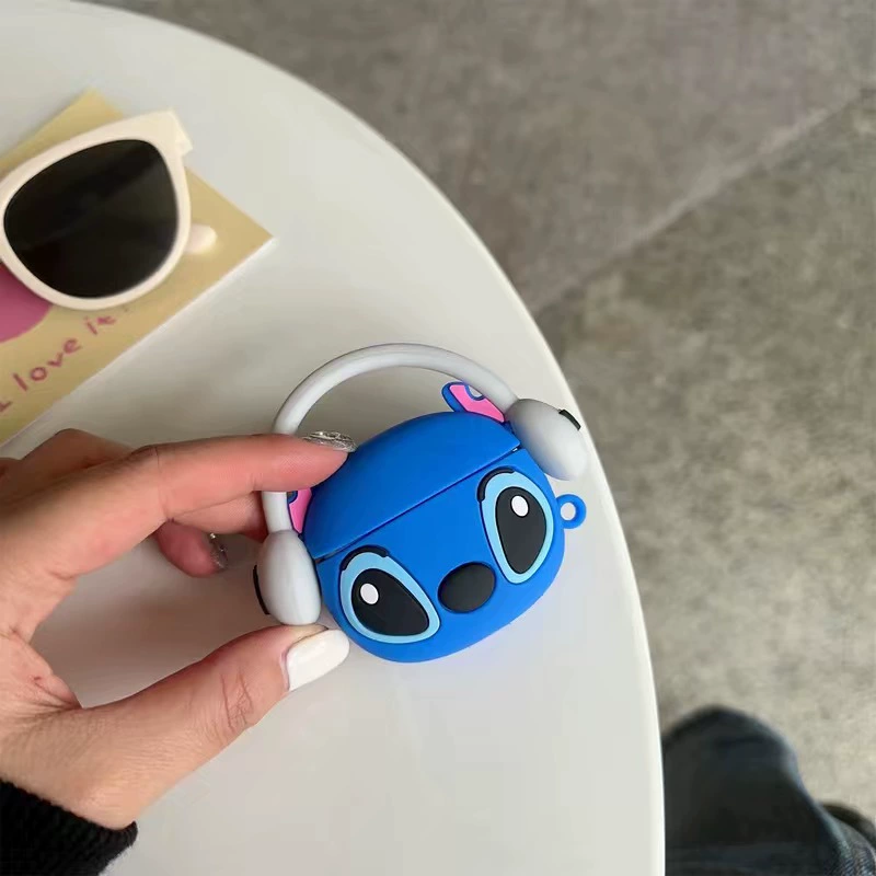 Силиконовый защитный чехол для Apple AirPods (3-е поколение) — дизайн мультгероя, зацепляющий или хвост, беспроводная совместимость