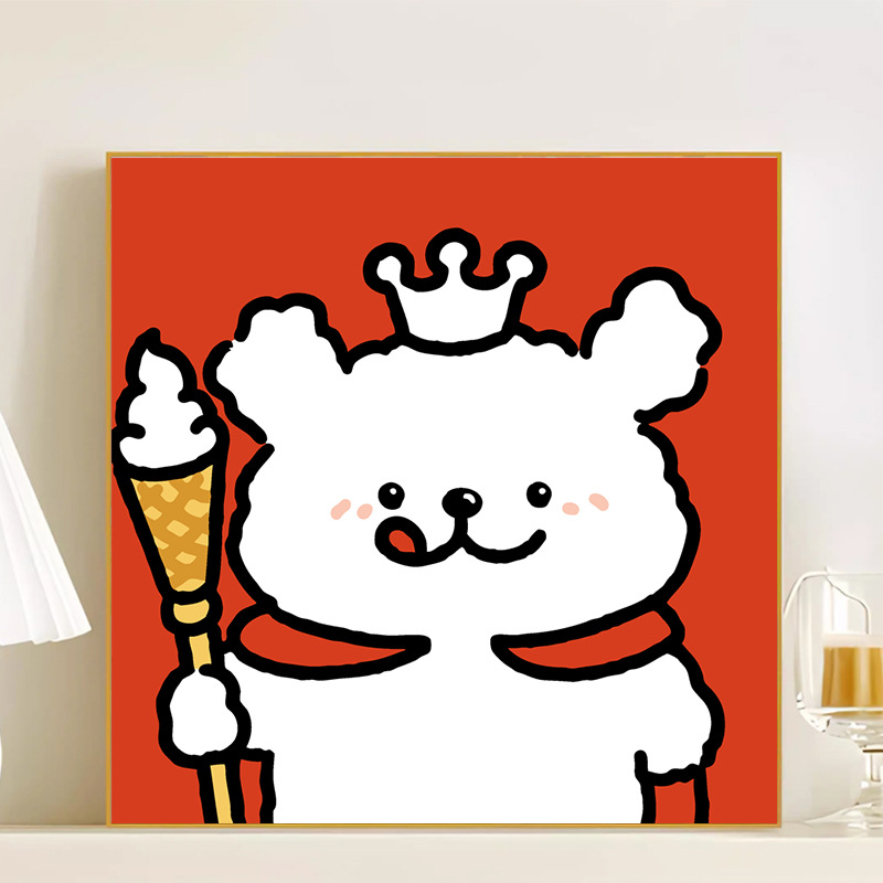R001 / 20*20CM(画笔+颜料+绷好内框）