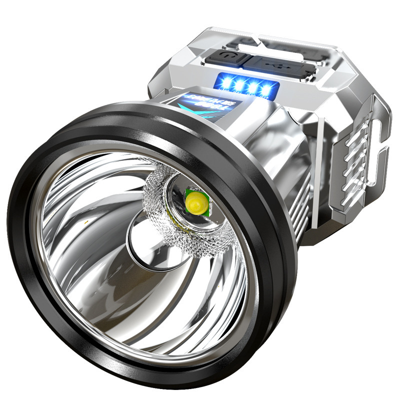 LED faro de luz fuerte súper brillante recargable linterna montada en la cabeza pesca nocturna trabajo en casa lámpara de minero campo tiro largo