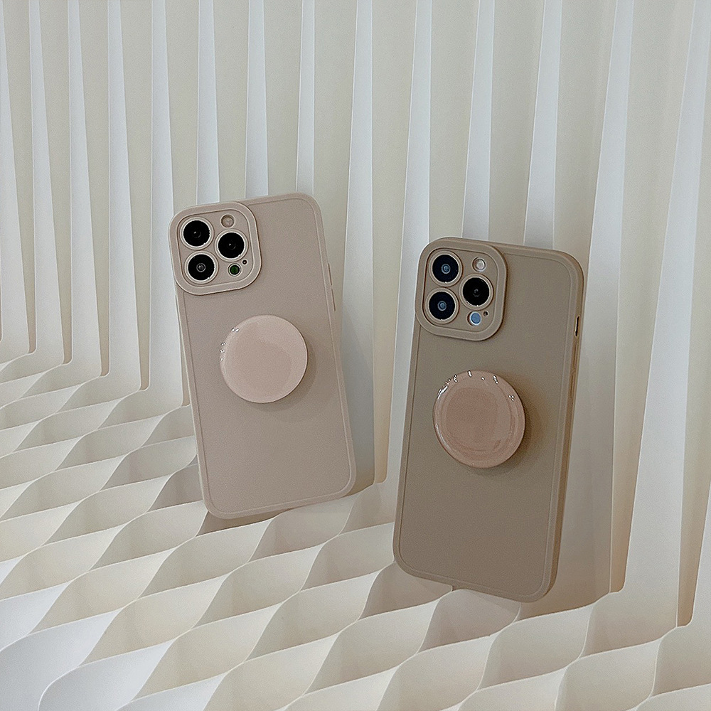 Retro plain color iPhone14 Apple mobile phone case 14pro ma