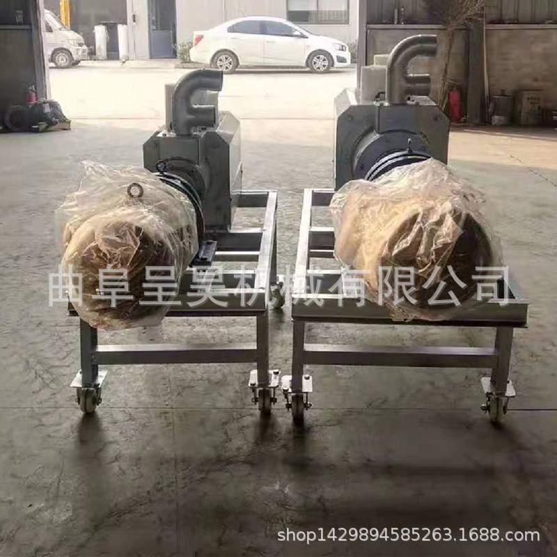 加长型猪粪干湿分离机 鸡粪牛粪固液分离机 性能好 操作简单