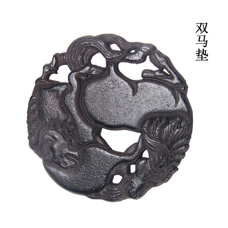 现货铸铁壶壶垫壶承茶托日本铁壶垫 耐磨防滑垫配套茶具配件批发