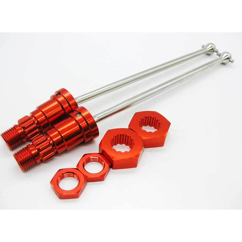 Traxxas 1:5 Xmaxx Electric Monster Truck Upgrade Parts Front and Rear Drive Shafts