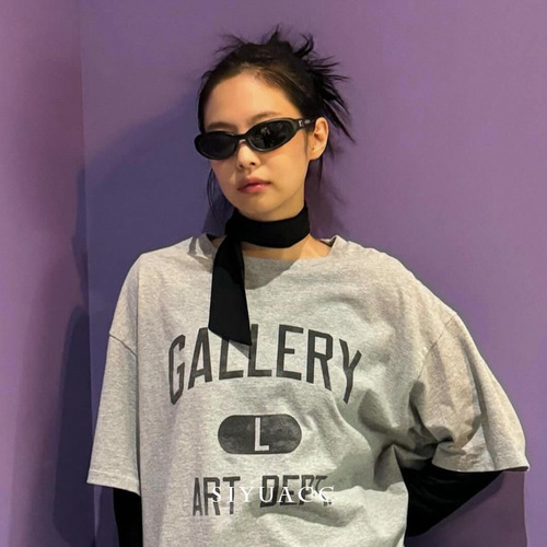 Jennie's style Korean sweet and cool black silk scarf, long lazy style, relaxed sense of internet celebrity fringe scarf accessory