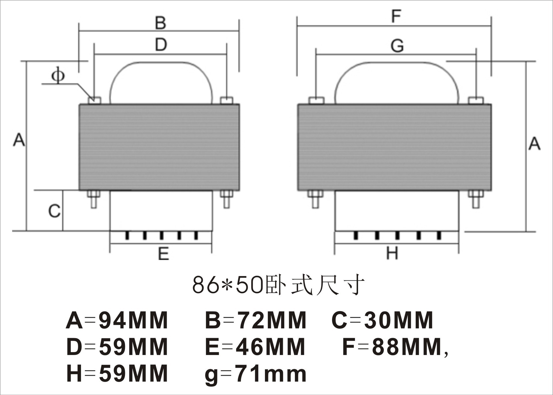 170W胆机电源牛小功率胆机通用电源变压器m7 胆前级电源牛