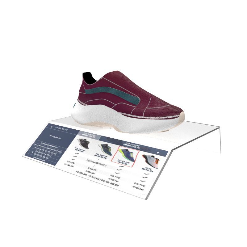 鞋子陈列架展示台鞋子展示架鞋托运动鞋支架acrylic shoes stand