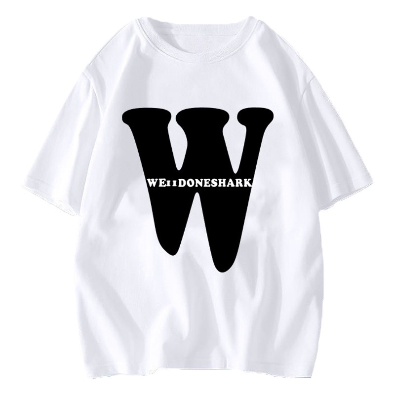 Camisetas de manga corta de dibujos animados populares 2026 para hombre y mujer, diseño de tendencia nacional, camisetas holgadas de verano estampadas para parejas
