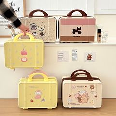 可愛行李箱大容量旅行手提箱便攜收納箱化妝品外出收納盒化妝包女