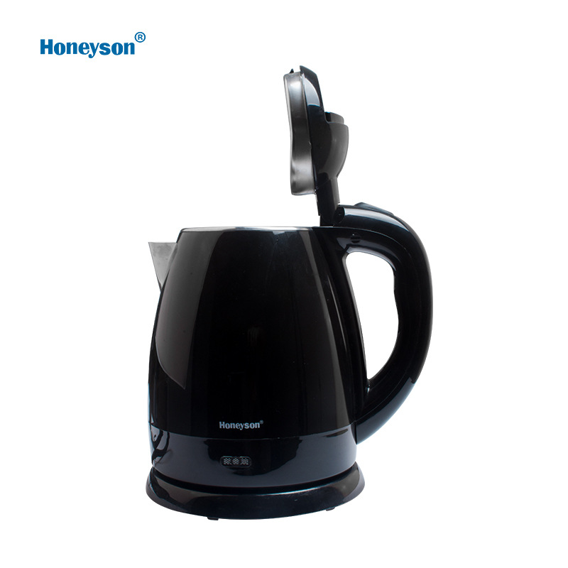 Honeyson Hotel hervidor eléctrico de acero inoxidable de doble capa 304 hervidor de agua resistente a la quema seca 1.2L image 3