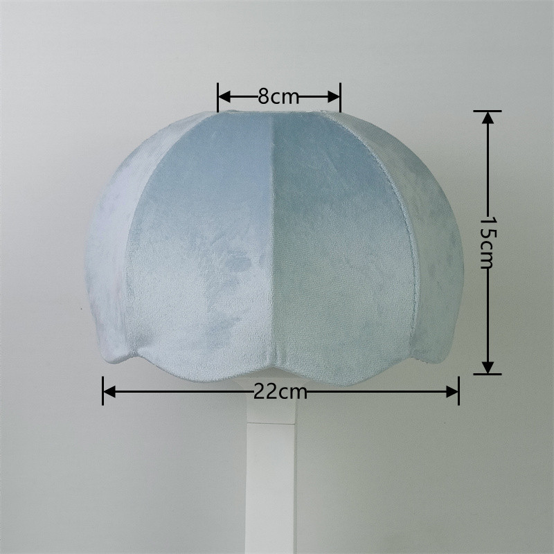 Pantalla semicírculo azul de 9 pulgadas (claro)