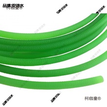 红/绿色可接驳PU聚氨酯圆皮带圆带圆形粗面O型粘接工业环形麦太保