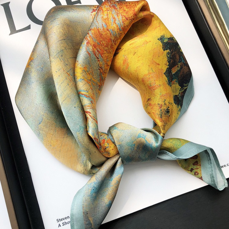 Hangzhou silk mulberry silk silk scarf female spring and summer oil…