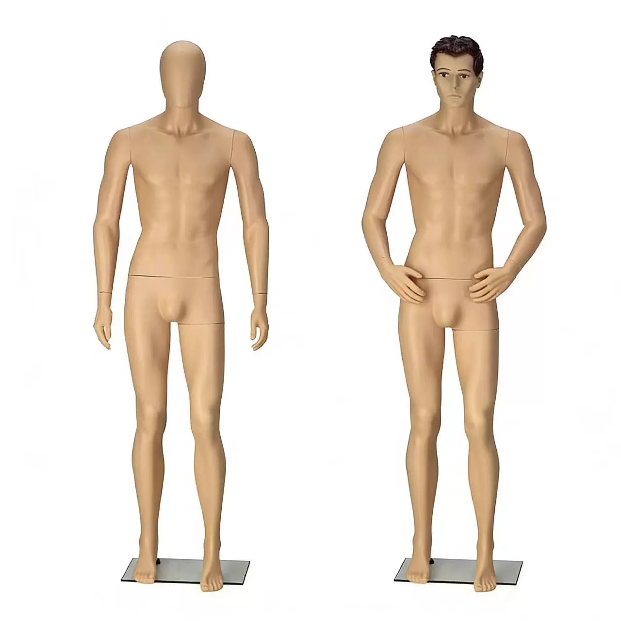 服装店人体模特道具橱窗肤色全身展示架假人男模特架子人台男模特