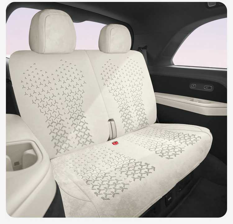Car Seat Cover for Li Auto i8 All Seasons Rams Suede