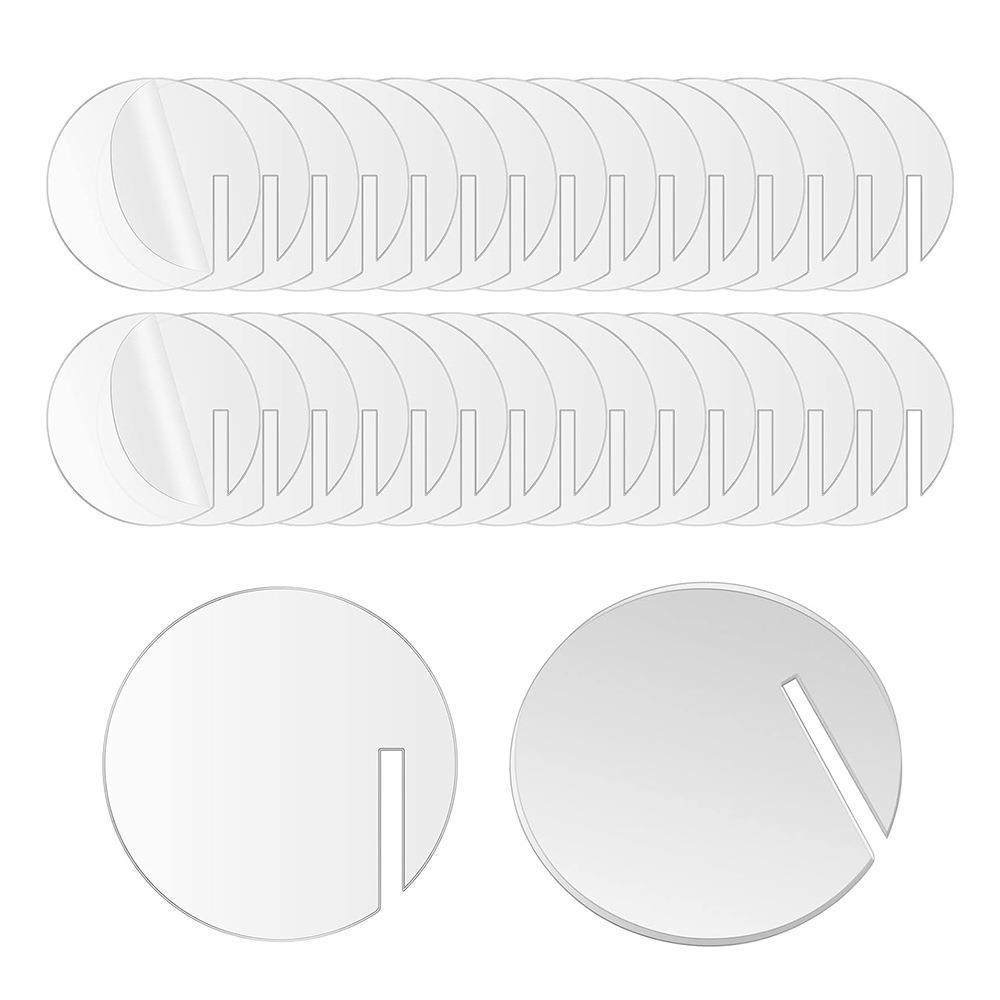 亚克力圆形鸡尾酒杯魅力圆形饮料标签空白标签  婚礼生日派对装饰
