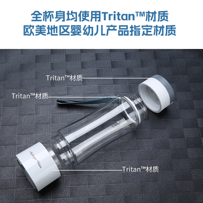 Comercio exterior transfronterizo Explosiones de agua mineral Regalos de agua rica en hidrógeno Copa electrolítica ligeramente alcalina puede absorber la fábrica de vasos de agua