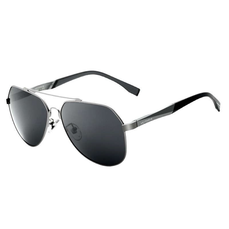 De los hombres de colores gafas sol polarizadas aluminio magnesio Rana espejo fábrica al por mayor 3598