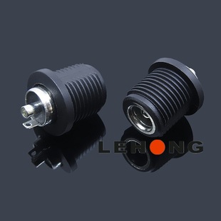 DC-021D-20 injection molding/high temperature and environmental protection/DC power socket/DC high current M front thread