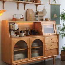 北歐日式餐邊櫃多功能儲物櫃家用碗櫃小戶型茶水櫃現代簡約廚房櫃