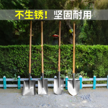 铁锹锰钢铲子户外大铁锨农用工具铁铲挖土松土家种菜全钢种菜神器