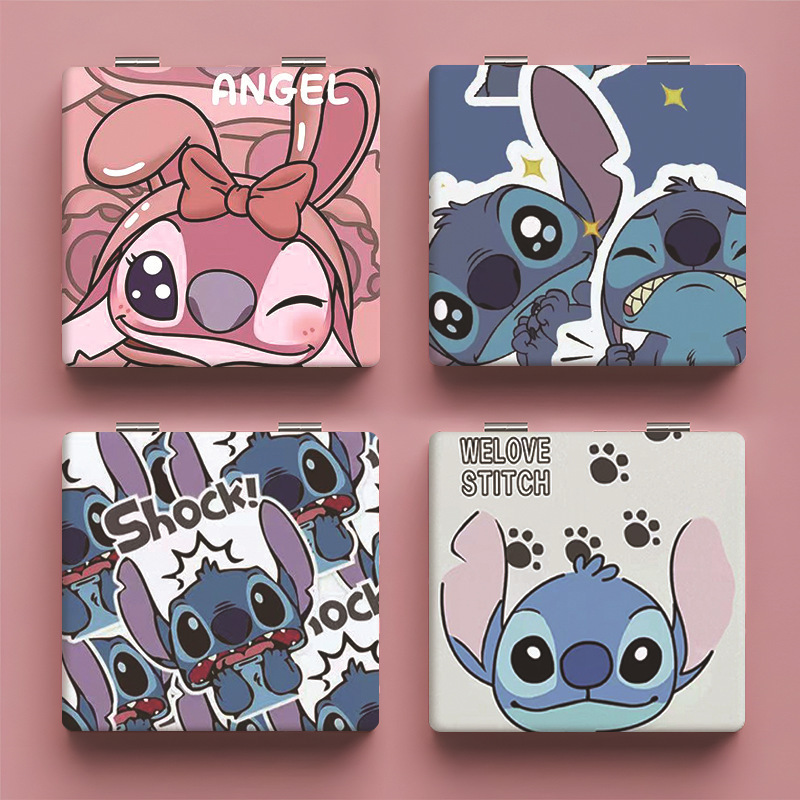 Lindo espejo pequeño Sanrio Kulomi espejo de maquillaje portátil de alto valor espejo de maquillaje portátil dormitorio de estudiantes espejo de maquillaje plegable
