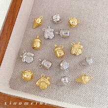 �~僱�ɫ18k���}�Q�L����Сѩ����Ͳ�������diy�ֹ�����Ʒ���