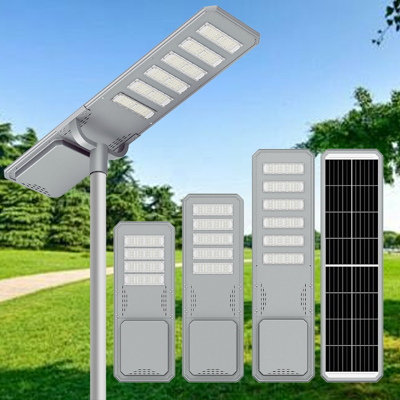lámpara de calle integrada solar LED parque exterior rural construcción de carretera lámpara solar impermeable patio súper brillante