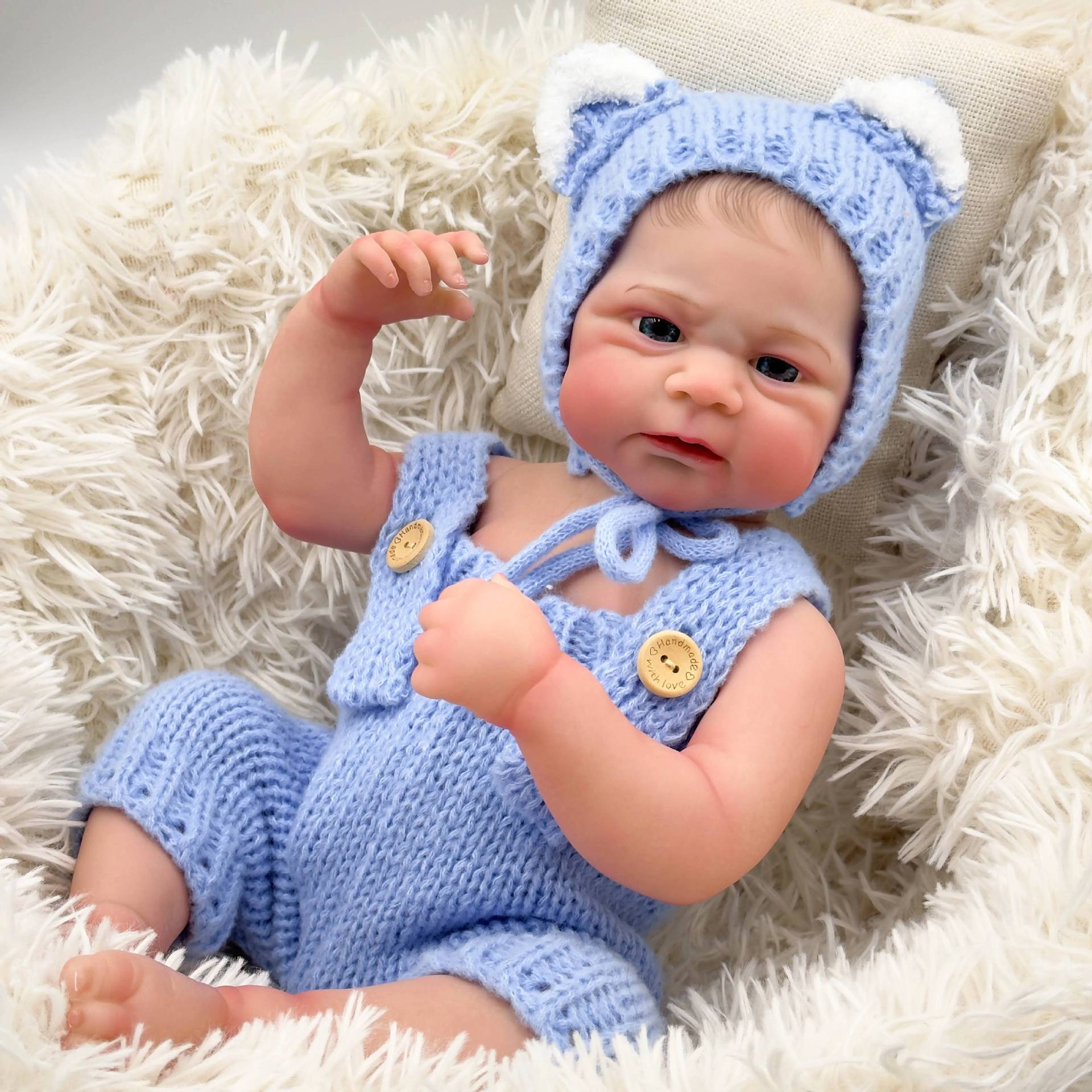 49 cm ELIJAH simulación de bebé recién nacido muñeca de renacimiento Amazon eBay