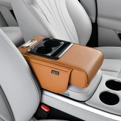 bag multifunctional heightening, Armrest box - ideal-orange-ribbon-tissue-box