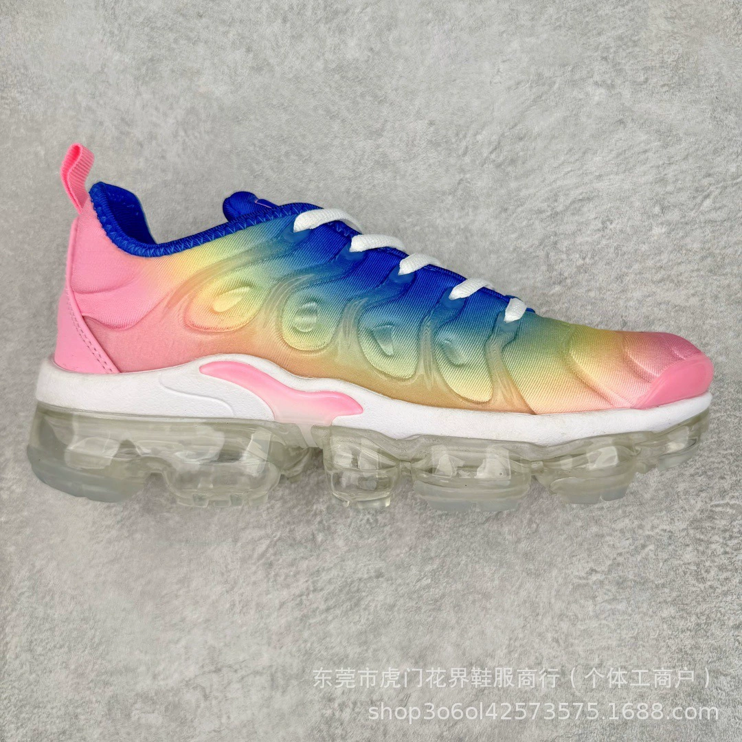 Новая цветовая палитра 2025 Vapormax Plus мужские крупногабаритные кроссовки, амортизирующие ударостойкие износостойкие нескользящие беговые кроссовки