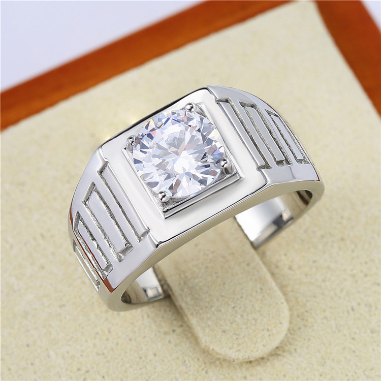 Simple Style Geometric Stainless Steel Men's Rings display picture 37