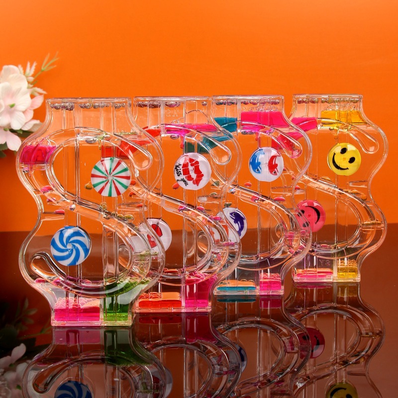 创意个性美元风车油滴沙漏计时器摆件 抖音网红同款油漏玩具摆设|ms