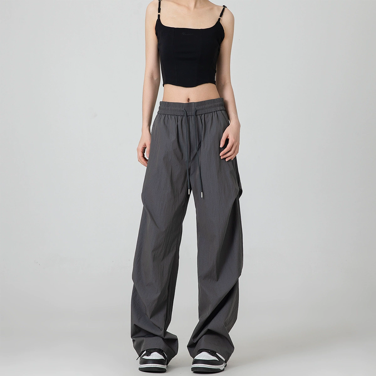 Американские складчатые десантники быстровосушенные брюки мужские летние тонкие приливные бренды на открытом воздухе арки высокие улицы повседневные шорты-коньки