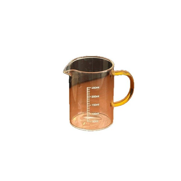 Transparent tea cup scaled for home use