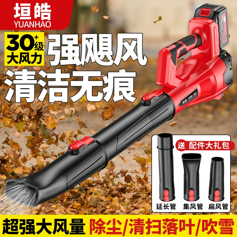 Новый промышленный литиевый электрический фен, беспроводной портативный вентилятор для удаления пыли, мощный электрический вентилятор для удаления пыли от падающих листьев