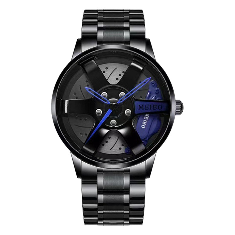 2023 Comercio exterior nuevo popular moda rueda hombres reloj casual versátil hombres reloj de cuarzo fábrica al por mayor
