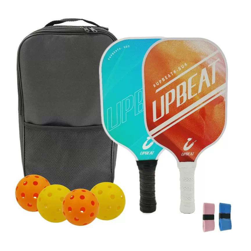 Набор для пиклбола из стекловолокна: сумка для ракеток, сетка, подбирач, ручной клей, запасные части, комплект для активного отдыха, начальный уровень